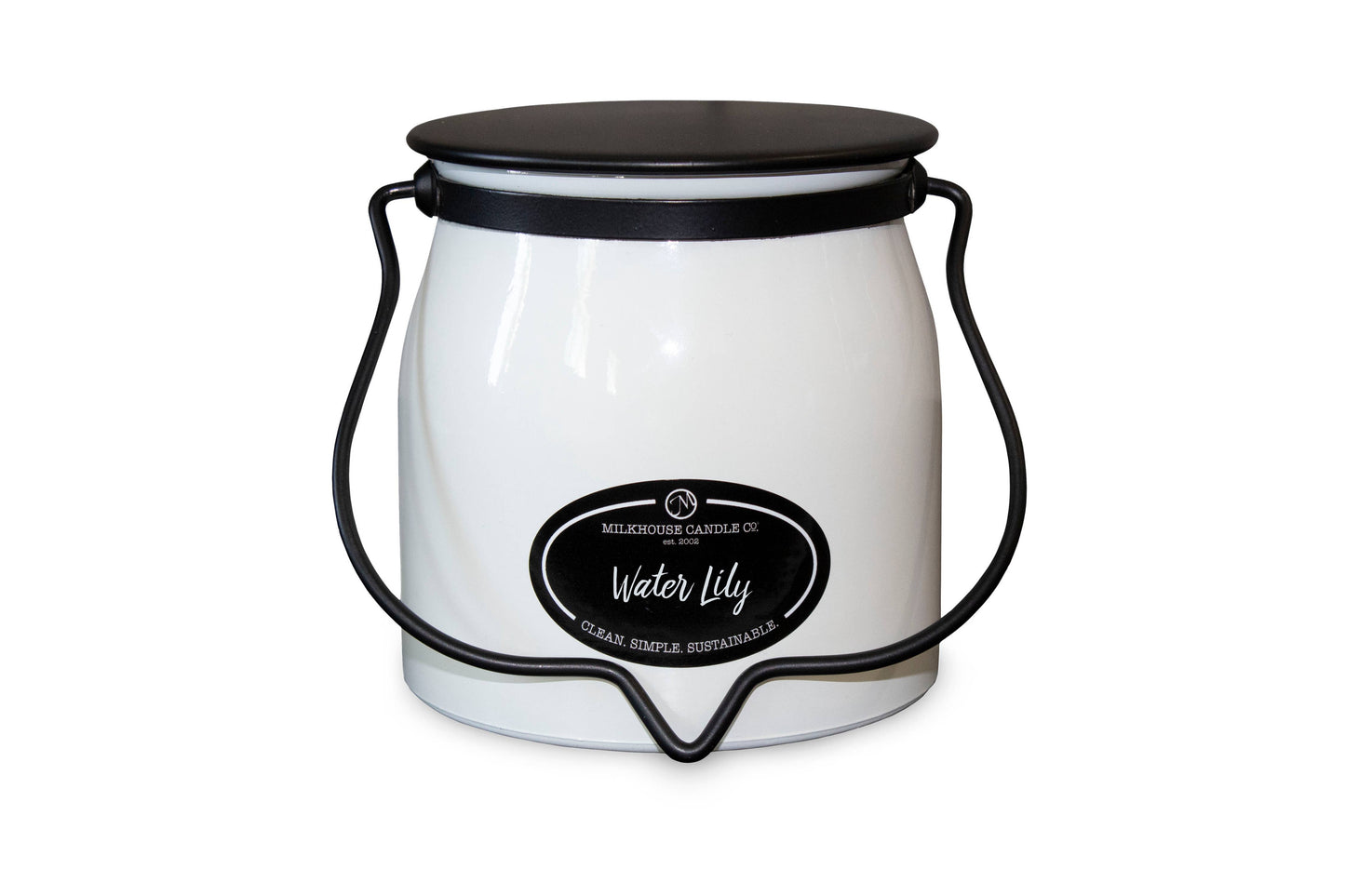 16 oz Butter Jar Candle: Water Lily