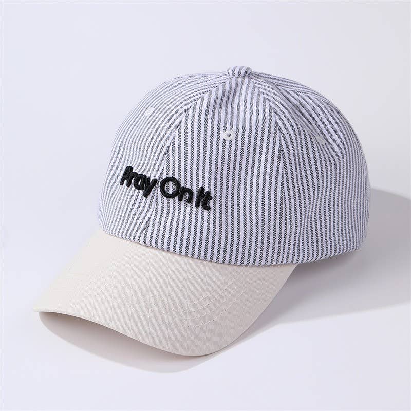 Pray On It Stripe Hat