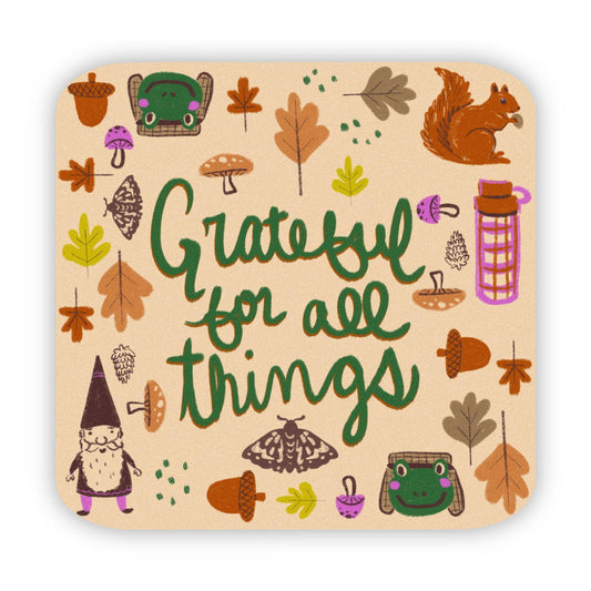 "Grateful For All Things" Sticker