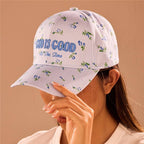 God Is Good All The Time Floral Hat