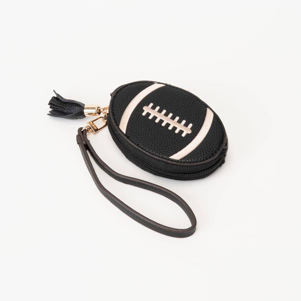Football Wristlet with Tassel