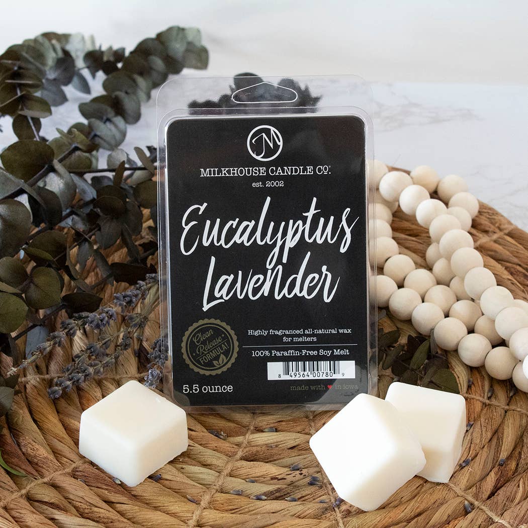 5.5 oz Wax Melts: Eucalyptus Lavender