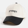 Grumpy Embroidered Cap