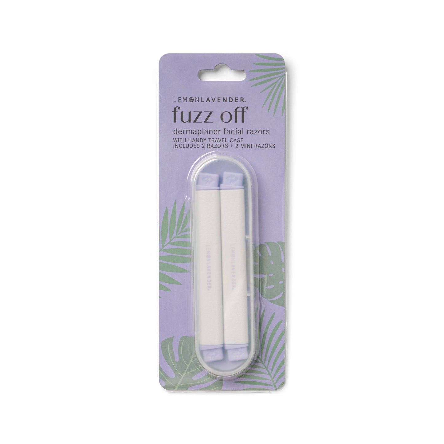 Lemon Lavender Fuzz Off Dermaplaner Facial Razor