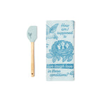 Two Left Feet The Reluctant Chef Tea Towel & Spatula Set