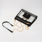 Clear Crossbody Bag With Sunglasses Holder