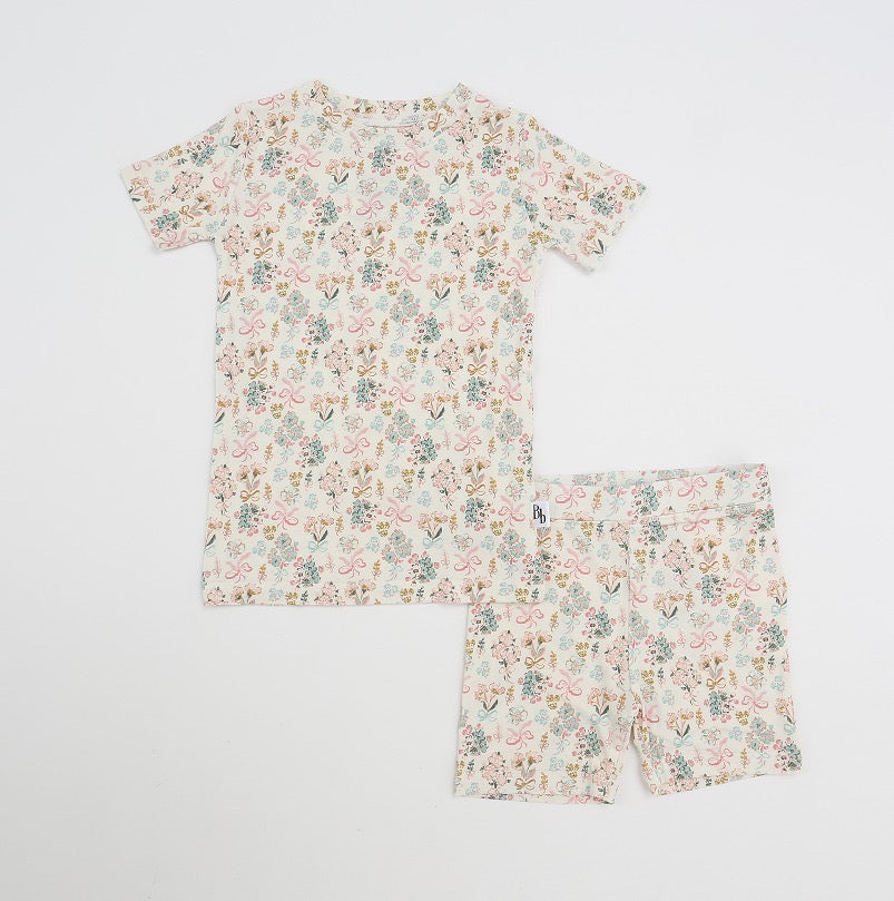 Heirloom Floral Bamboo Pajamas Set - Toddler