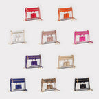 Clear Crossbody Bag With Sunglasses Holder