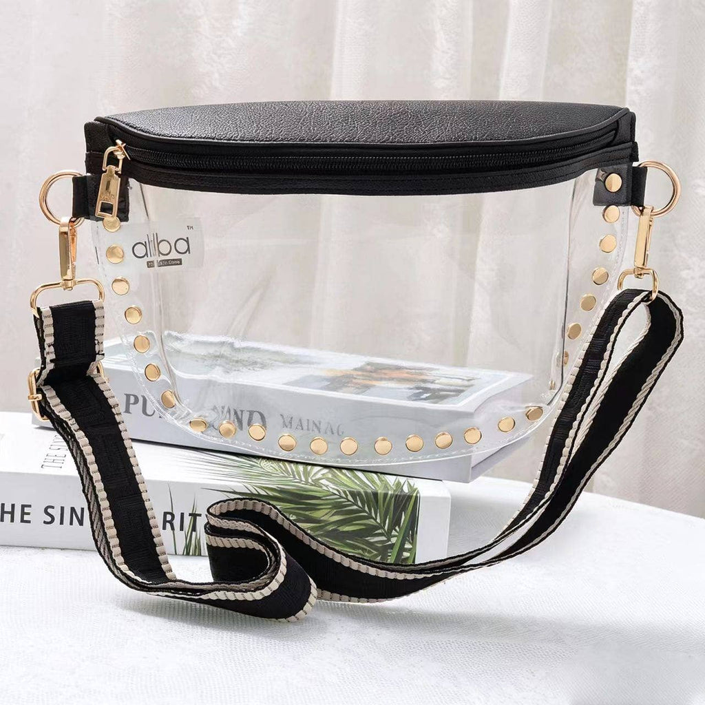 Lorna Clear Studded Crossbody Bag