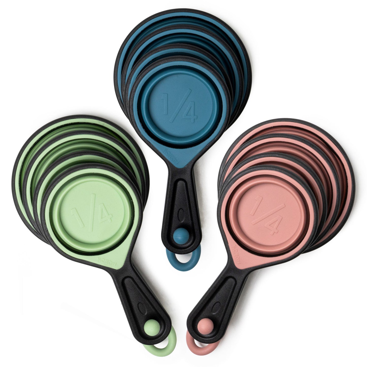 Krumbs Kitchen Silicone Collapsible Measuring Cups