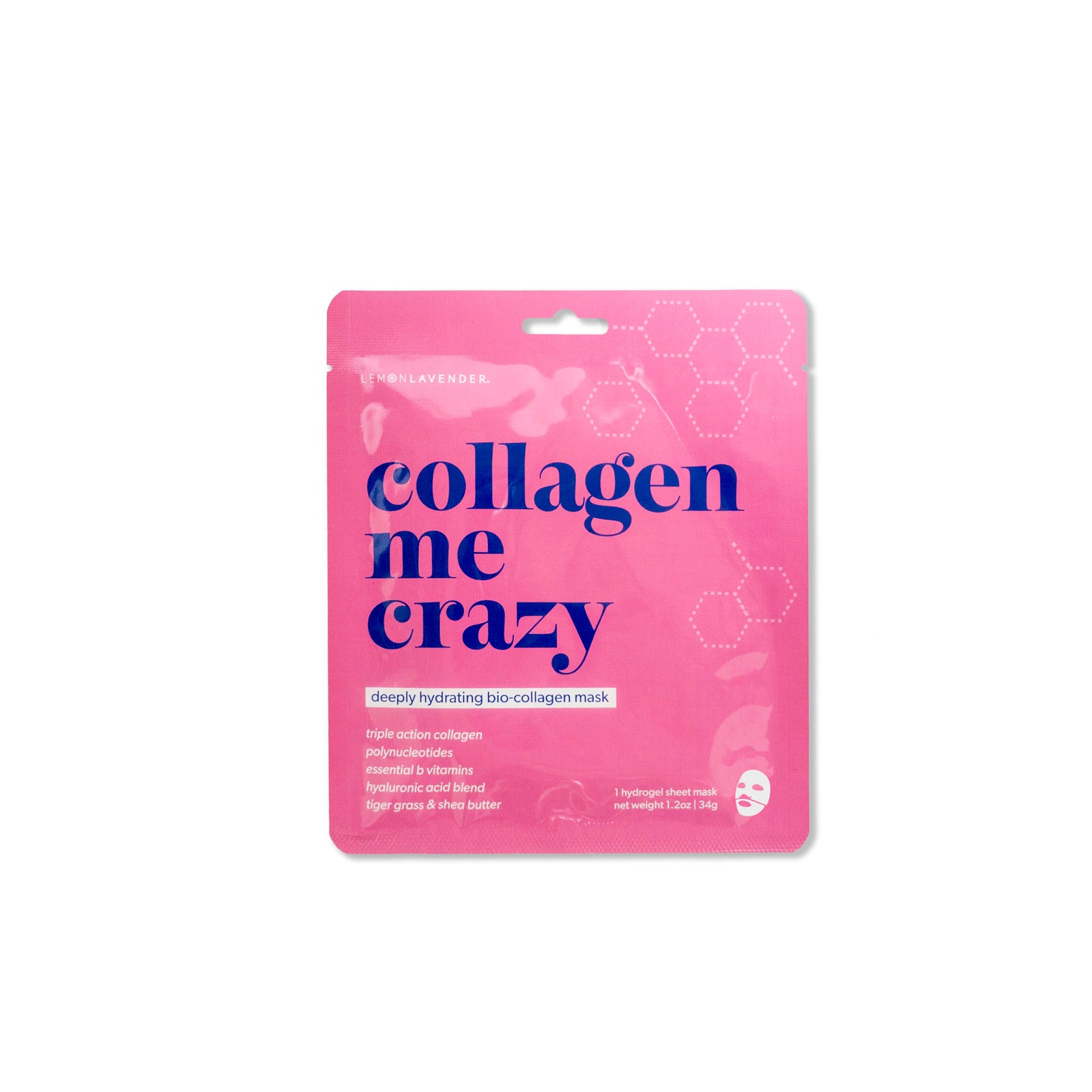 Lemon Lavender Collagen Me Crazy Bio-Collagen Face Mask – Lena