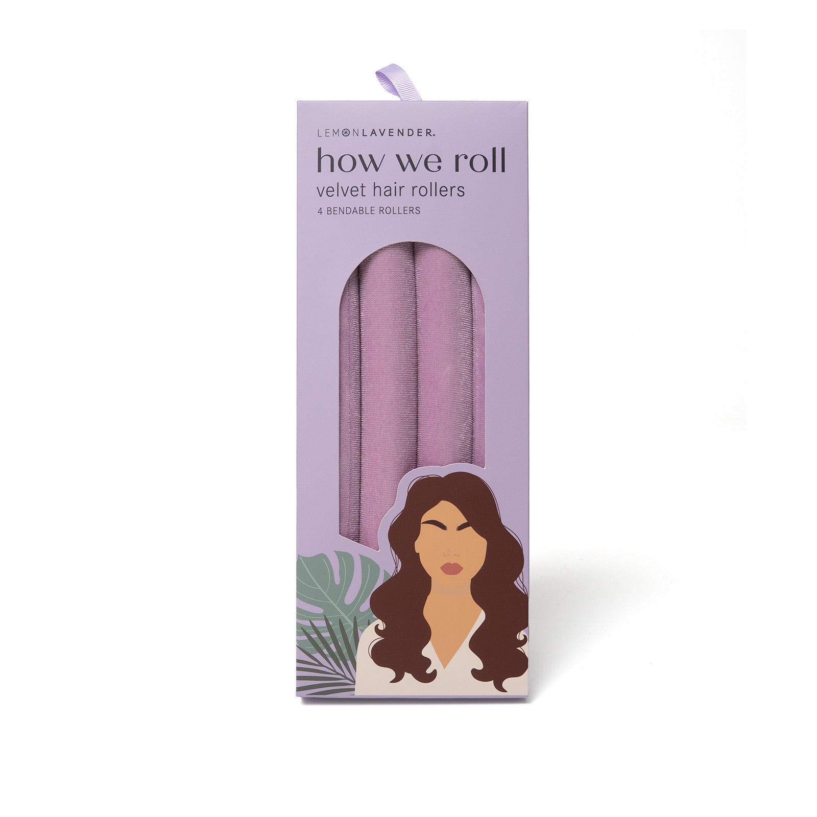 Lemon Lavender How We Roll Velvet Hair Rollers