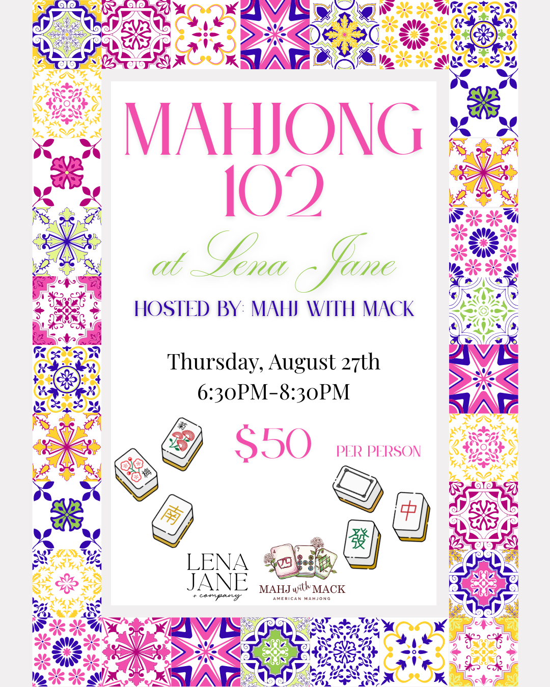 Mahjong 102 🀄️ - August 27