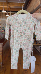 Heirloom Floral Bamboo Magnetic Pajamas