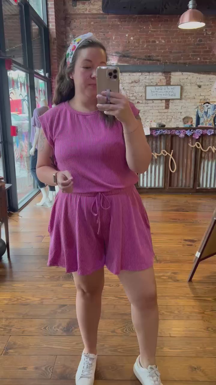 Ribbed and Ready Romper