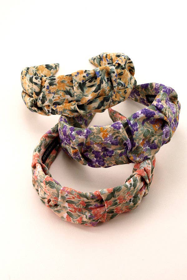 Floral Wide Headband