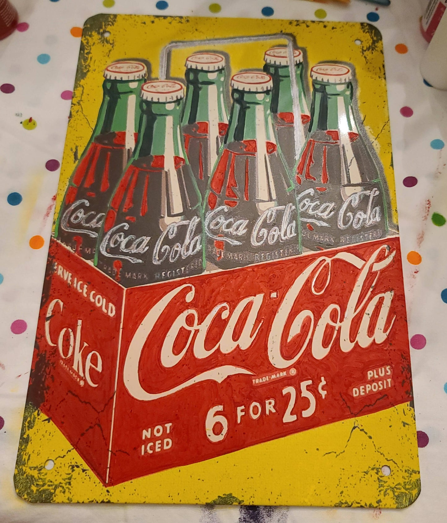 Tin Sign - Coca-Cola (8x12)