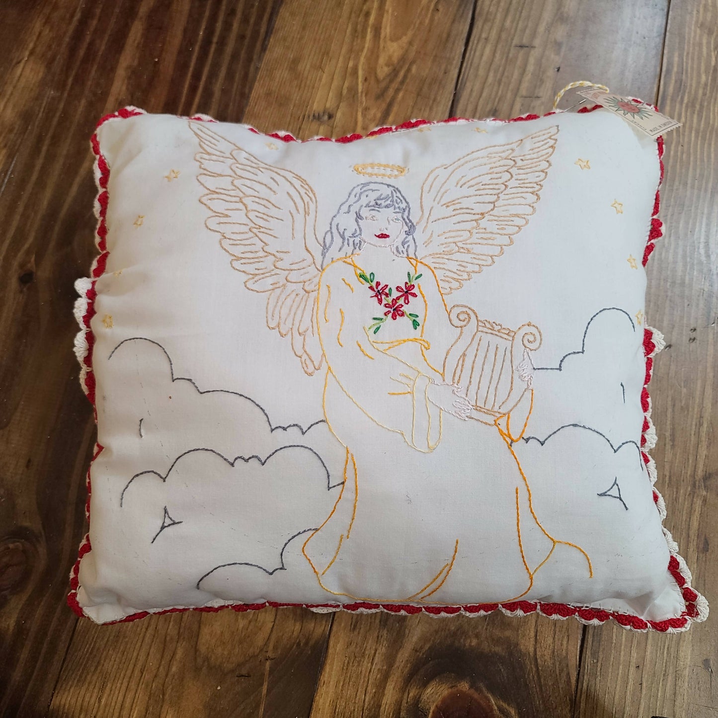 Angel Patchwork Pillow